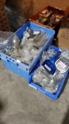 (R15A) Pets. Contents Of 2 Containers. A Quantity Of Plastic Litter Scoops. (New)