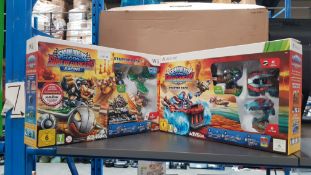 (R3K) Gaming. 2 X Activision Skylanders Superchargers Racing Starter Pack (1X Xbox 360 & 1 X Wii)