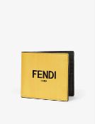 Fendi Brand-appliqué leather Billfold Card wallet