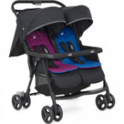 JOIE AIRE TWIN STROLLER - ROSY & SEA
