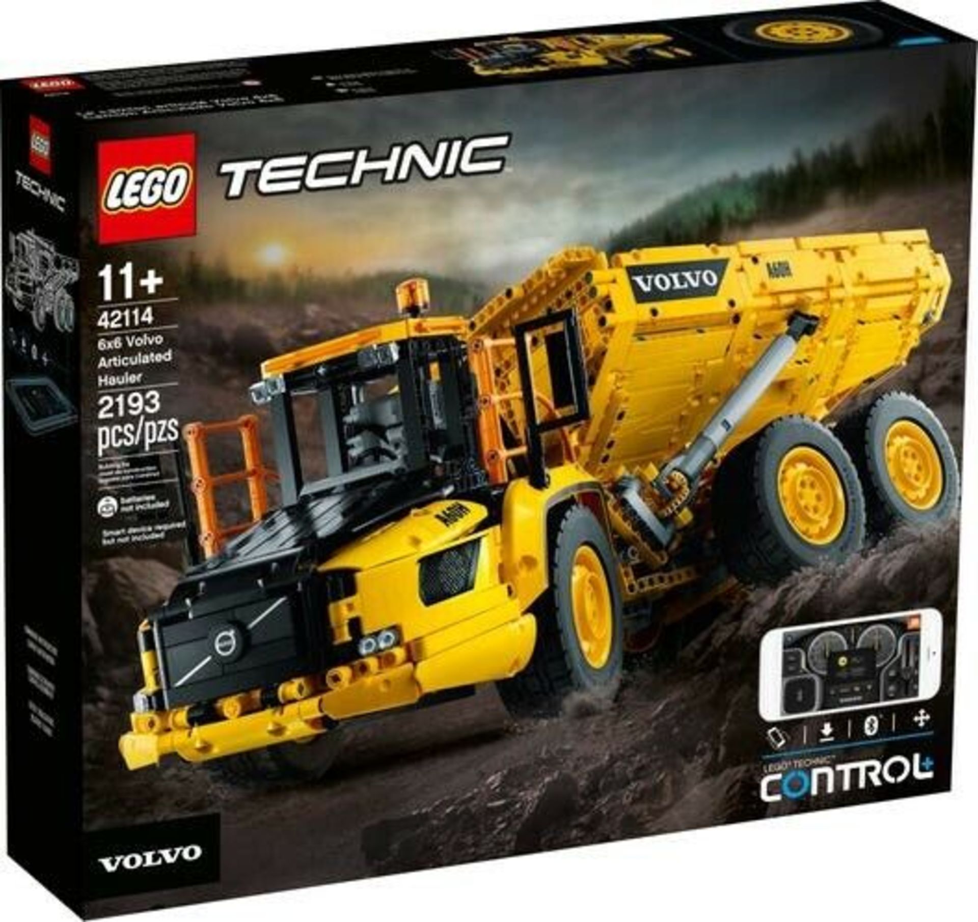 LEGO 42114 Technic 6x6 Volvo Articulated Hauler RC Truck