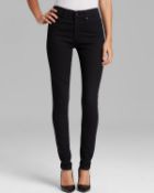 A&G Adriano Goldschmied The Farrah High Rise Skinny Jeans Black Size 8