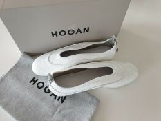 Hogan Women's Sneakers In White 100% Genuine And Very Unique. Size - 4 Rrp £500