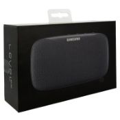 2 X Samsung Original Level Box Slim Wireless Portable Bluetooth Speaker - Black RRP £100 EACH