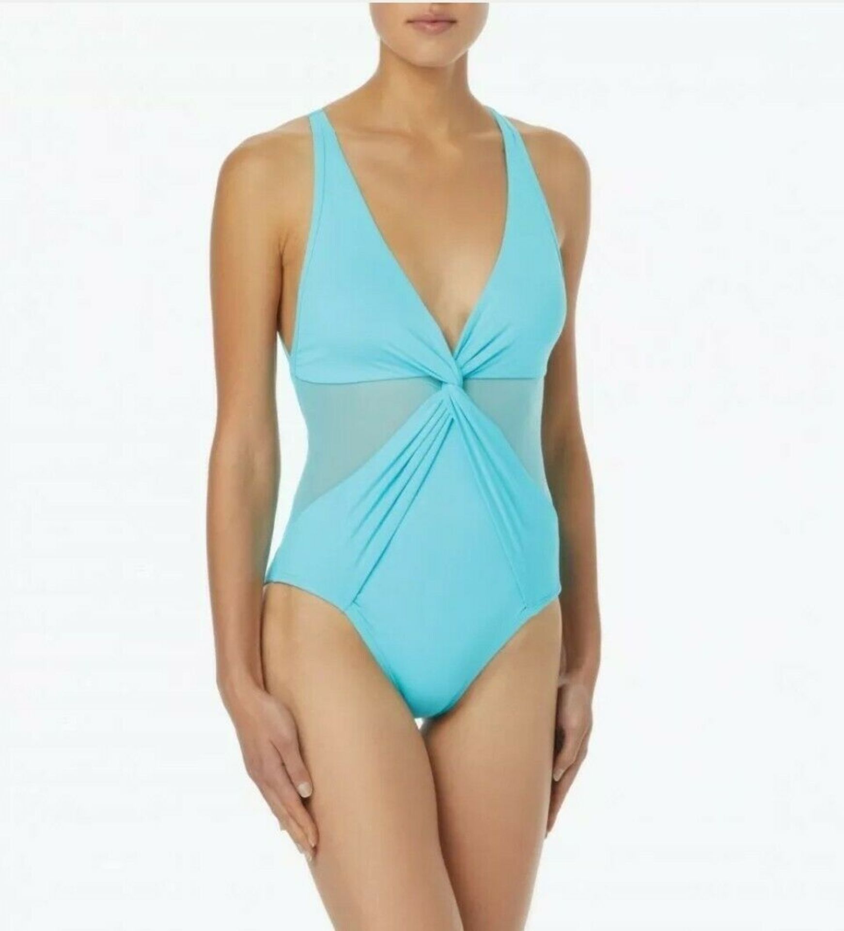 Michael Michael Kors Illusion One Piece Swimsuit Size 6 - Image 2 of 2