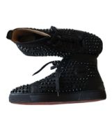 Genuine Christian Louboutin Louis Spikes High Top Trainers Uk 8/Eu 41.5 Rrp £945