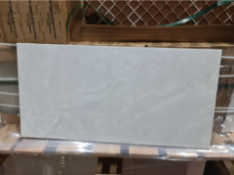 NEW 10.8M2 OF KILLINGTON LIGHT GREY MARBLE EFFECT FLOOR TILES. 30x60CM. EACH PACK COVERS 1.08m2...