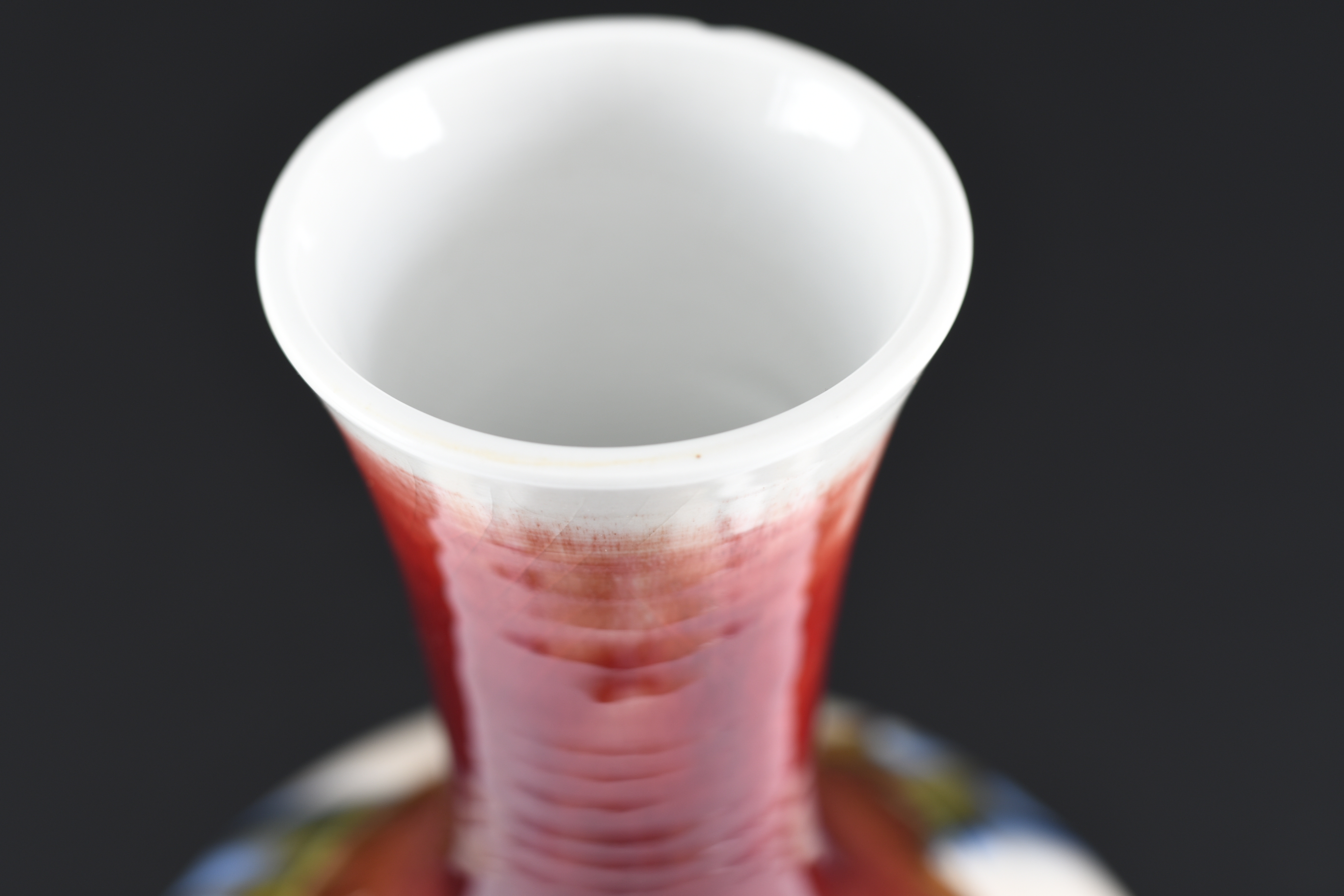 Hand made Funnel Top Porcelain Vase - Image 3 of 10