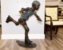 4ft High Heavy Bronze Art Sculpture