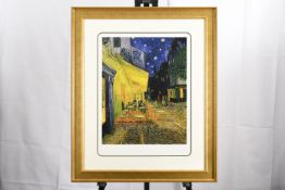 Limited Edition by Vincent Van Gogh "Cafe Terrace at Night"