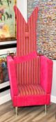 Tall Art Deco Style Chair