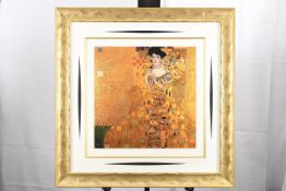 22ct Gold Leaf Limited Edition Silk Screen by Gustav Klimt