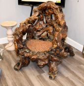 Very Heavy Tree Root Handmade Chair