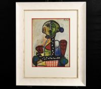 Limited Edition by Pablo Picasso ""Femme au Chignon dans un Fauteuil""