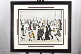 Rare Framed Limited Edition by L.S. Lowry. 1 of only 35 published.