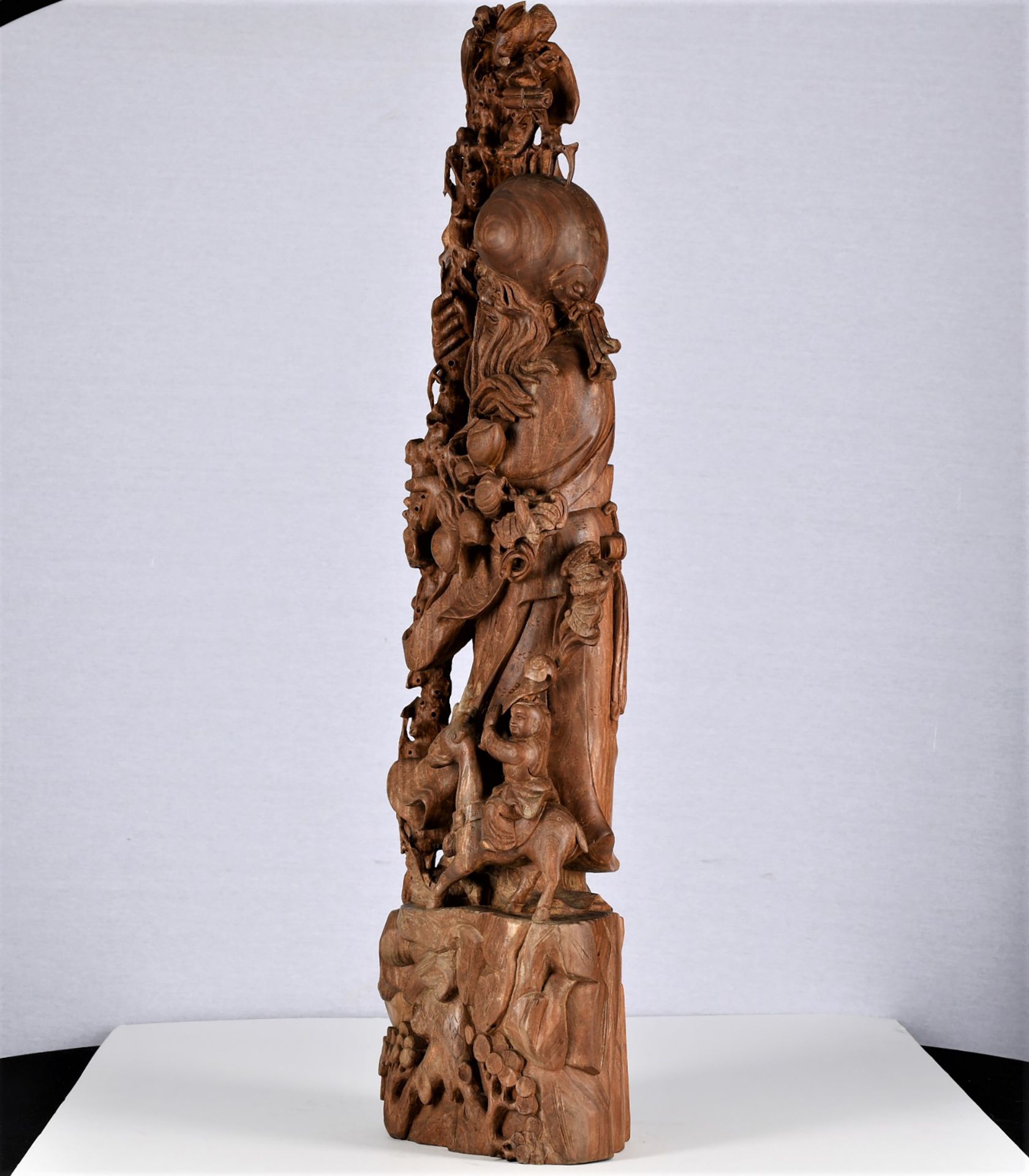 Carved Sandlewood Figure - Image 8 of 12