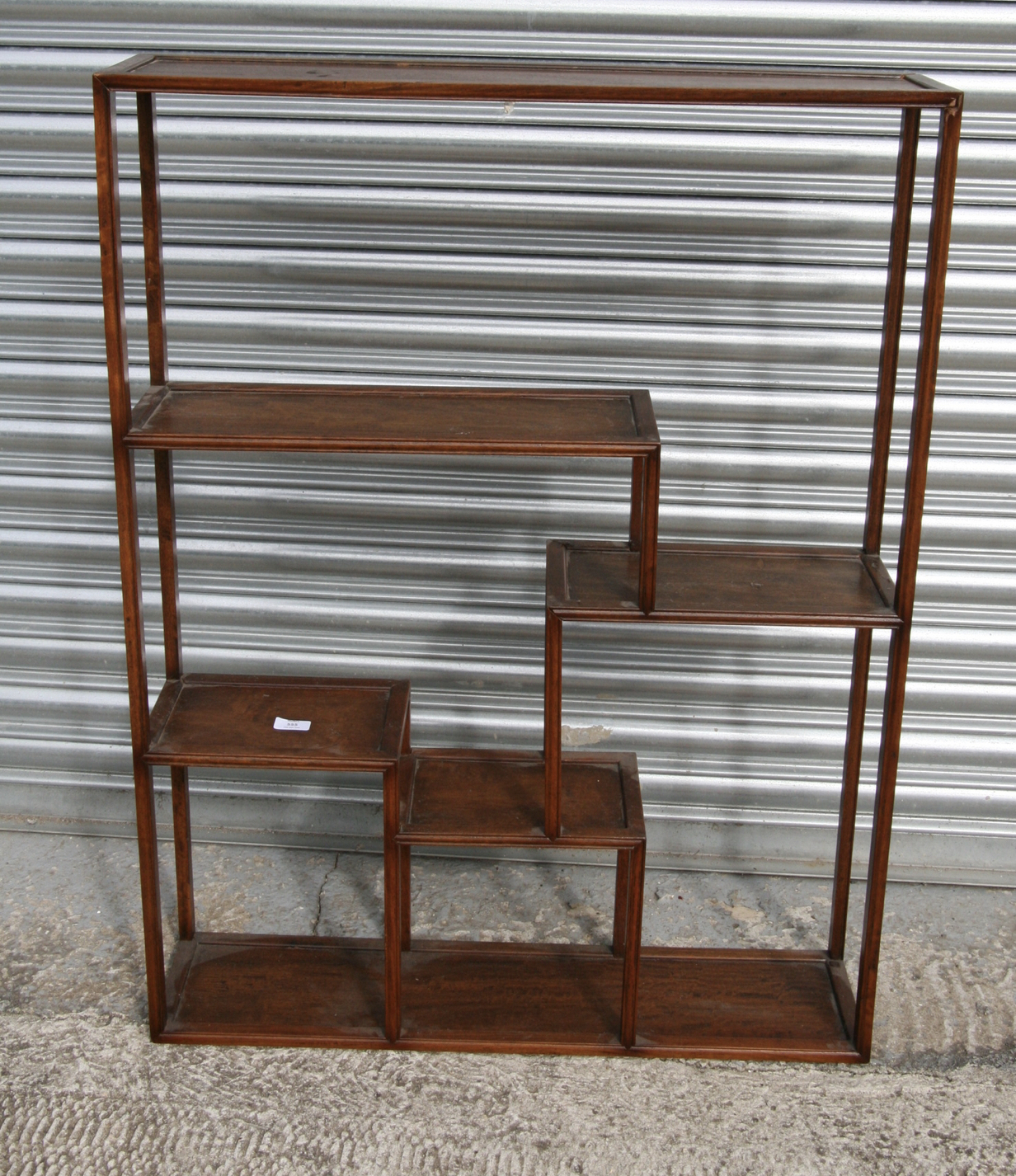 Chinese hardwood multi-tier display stand - Image 5 of 8