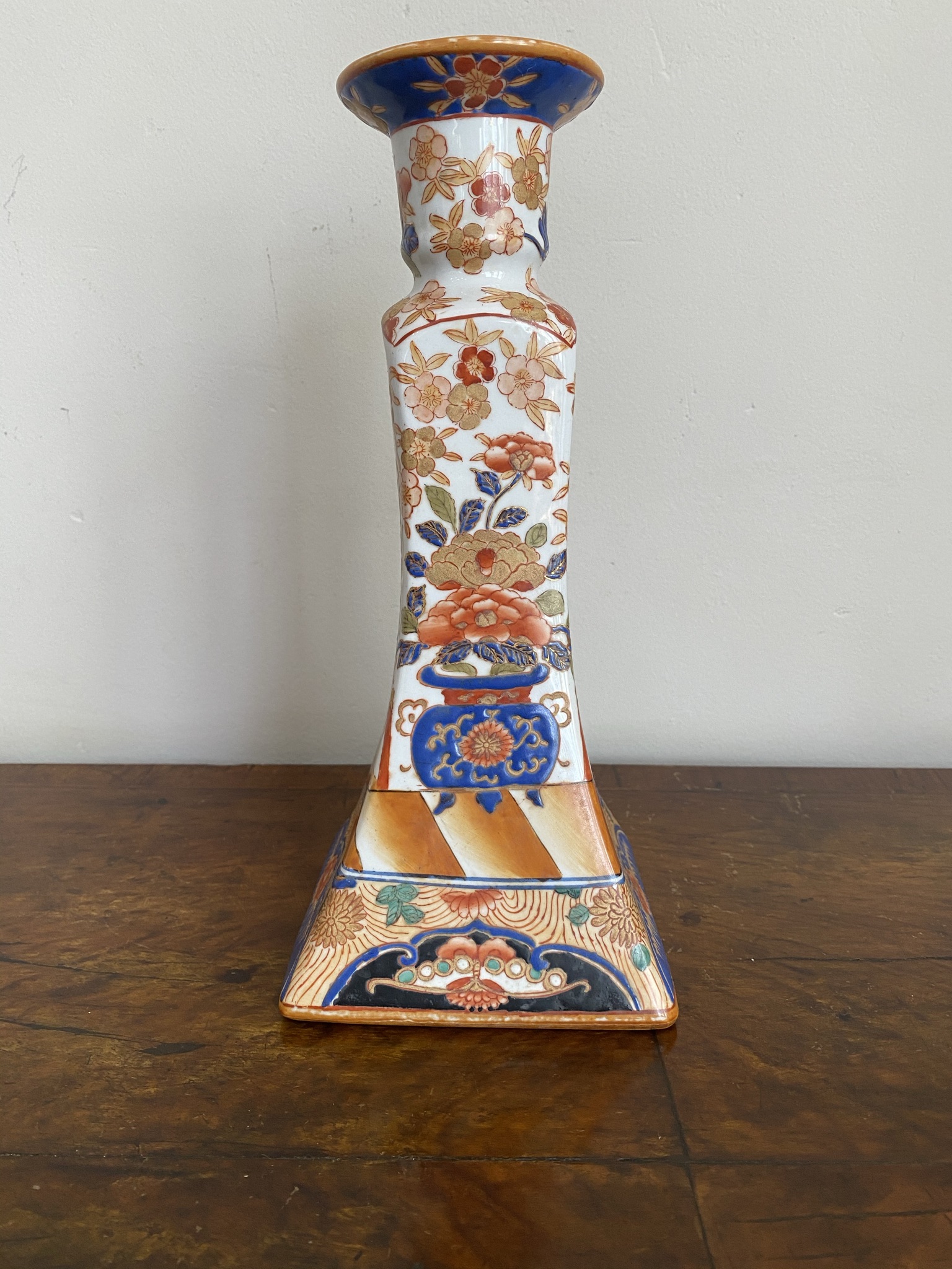 C20th Imari candlestick