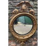 Large C19th convex mirror