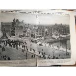 Double Page Original Antique Easter Rising 1916 Print Aftermath Of The Rebellion
