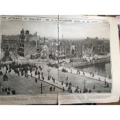 Double Page Original Antique Easter Rising 1916 Print Aftermath Of The Rebellion