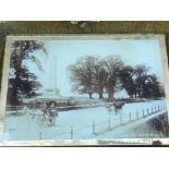 Victorian double photo frame with scenes of Dublin by W lawrence
