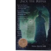 Jack The Ripper Original 1888 Penny Metal Information Plaque