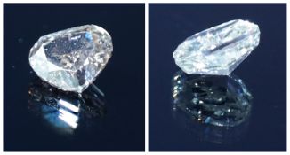 Two Natural Diamonds 0.52 Ct. + 0.40 Ct. for sale
