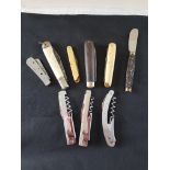 Collection of Pen Knives and Bottle Openers