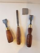 Vintage Woodworking Chisels