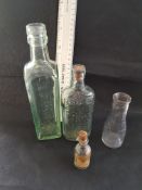 4 Vintage Bottles