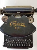 Antique Empire No.2 Typewriter