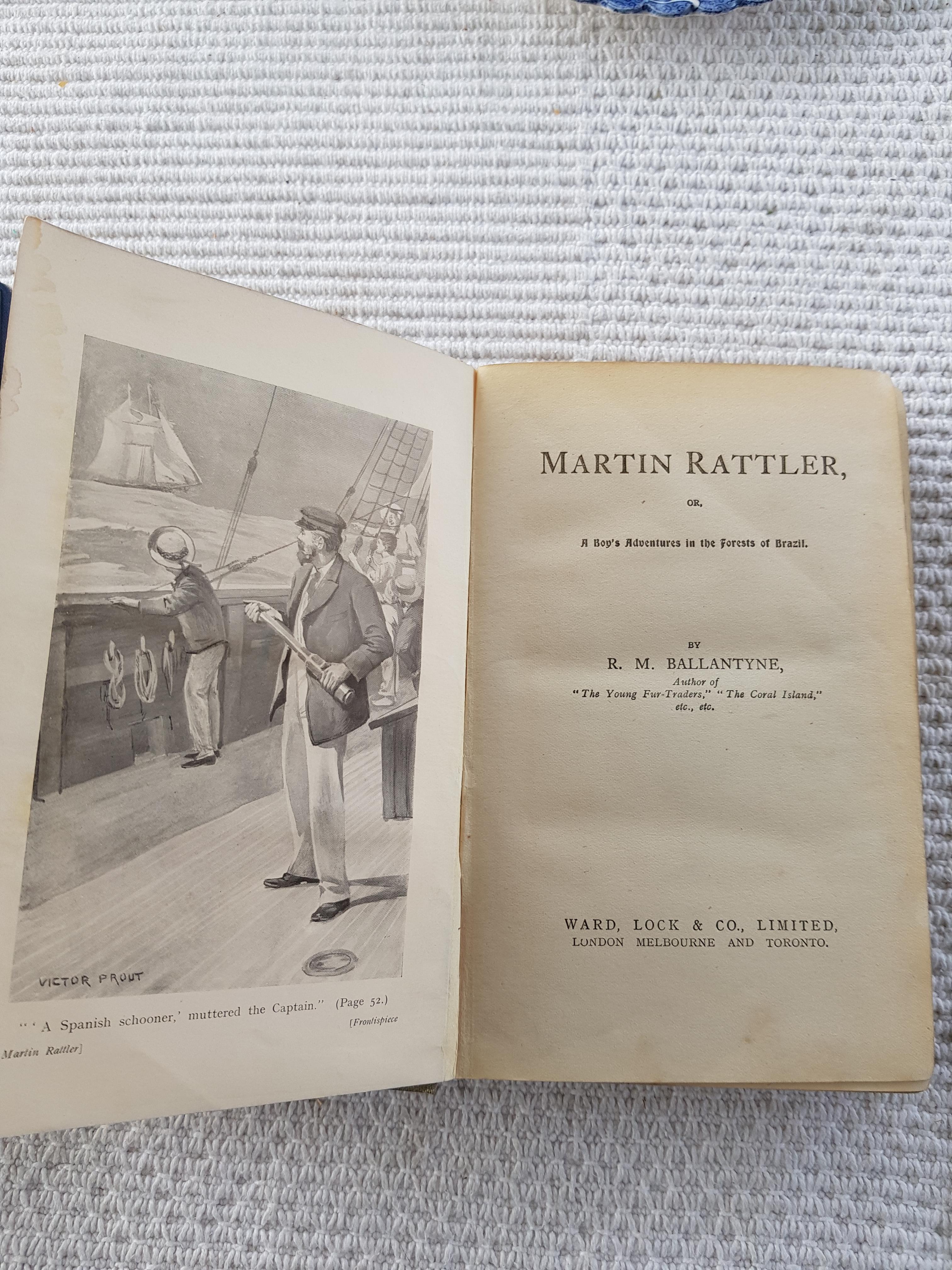 5 Boys Adventure Books from Early 1900's - Image 5 of 11