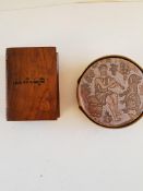 1960's Coasters and Wooden trinket Box from Israel