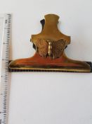 Victorian Brass Letter Clip