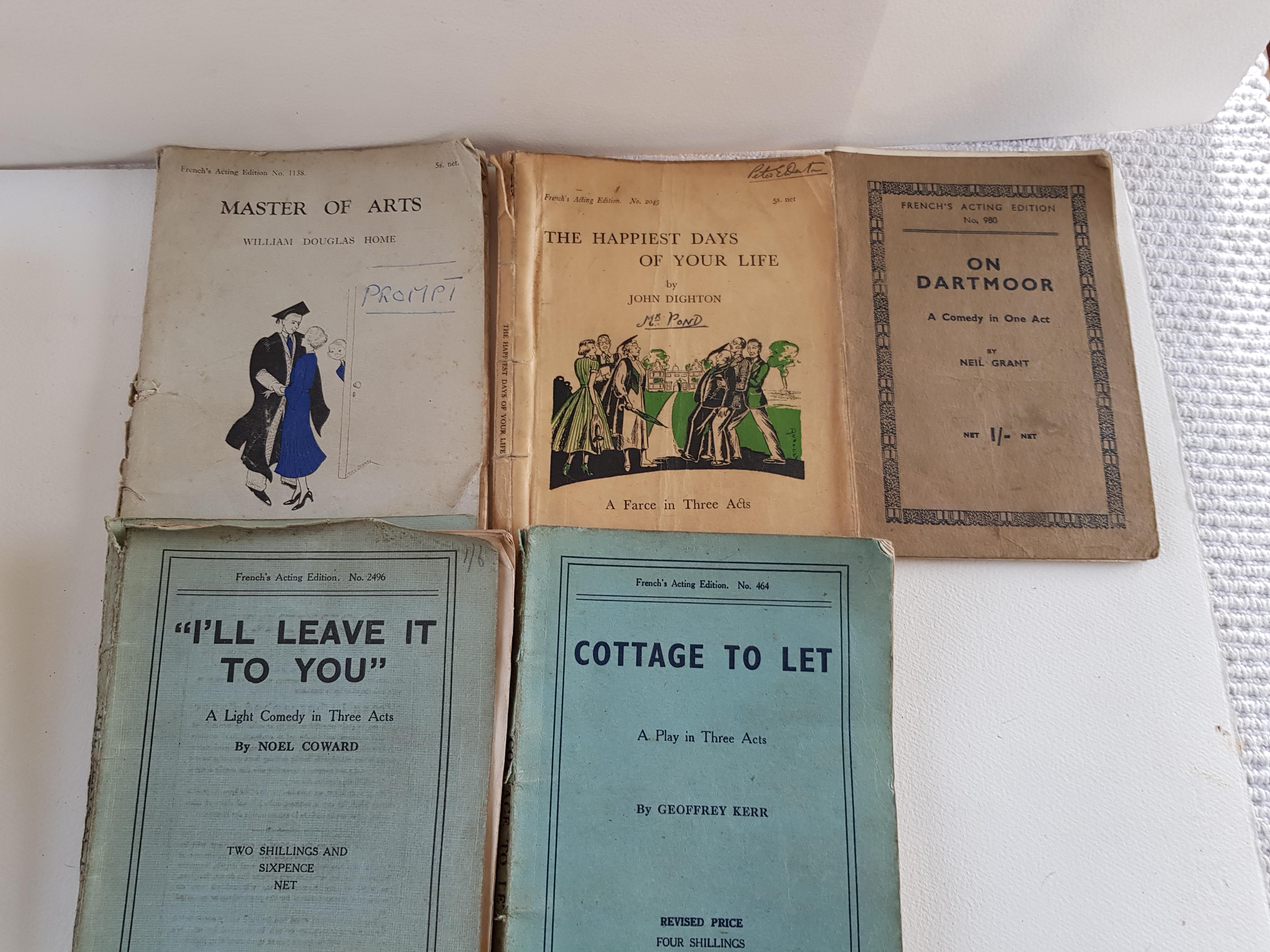 1950's Scripts for Theatre Plays