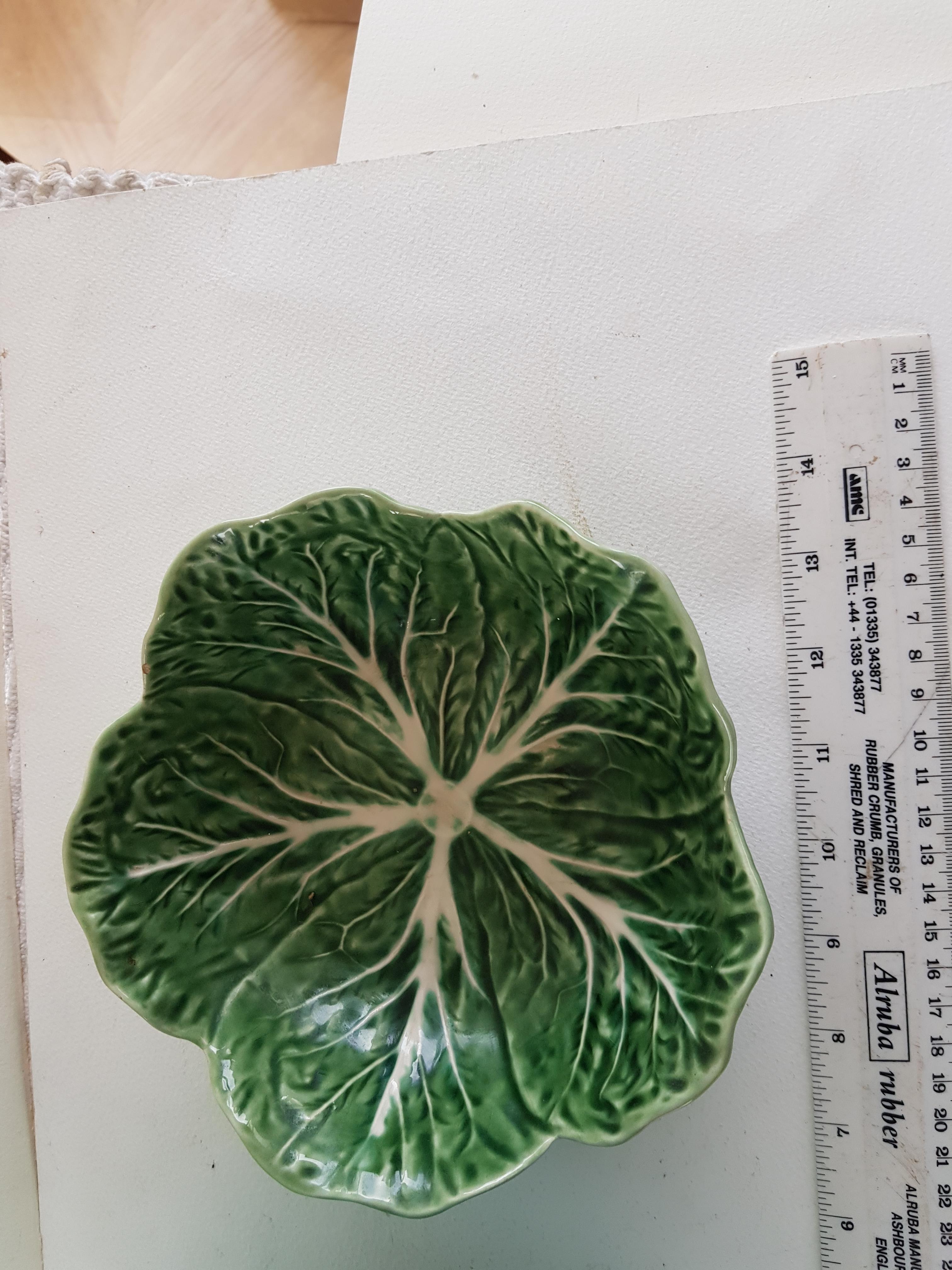 Large Sylvac Cabbage Leaf Bowl with another - Image 4 of 6