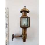 Antique Small Brass Oil Lamp