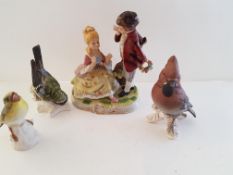 Goebel Birds and Vintage Figurine