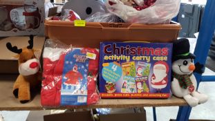 (R10H) Christmas Lot : To Include Tiny Tatty Teddy & Beaker Set, Christmas Activity Carry Case, Mus