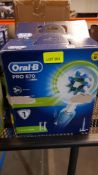(R11) 3 X Oral B Pro 670 3D Action Electric Toothbrush