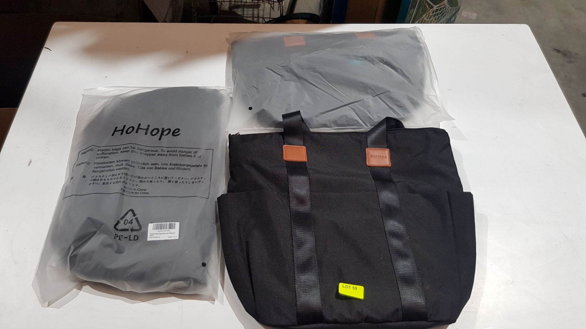 (R10L) 9 X HoHope Black Diaper Backpack (New)