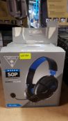 (R11H) Gaming. 5 X Turtle Beach Recon 50P Wired Gaming Headset PS4 / PS5