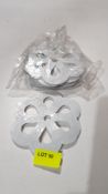 (R6J) Bathroom. Contents Of 3 Containers. A Large Quantity Of Petal Shaped Bath Anti Slip. New