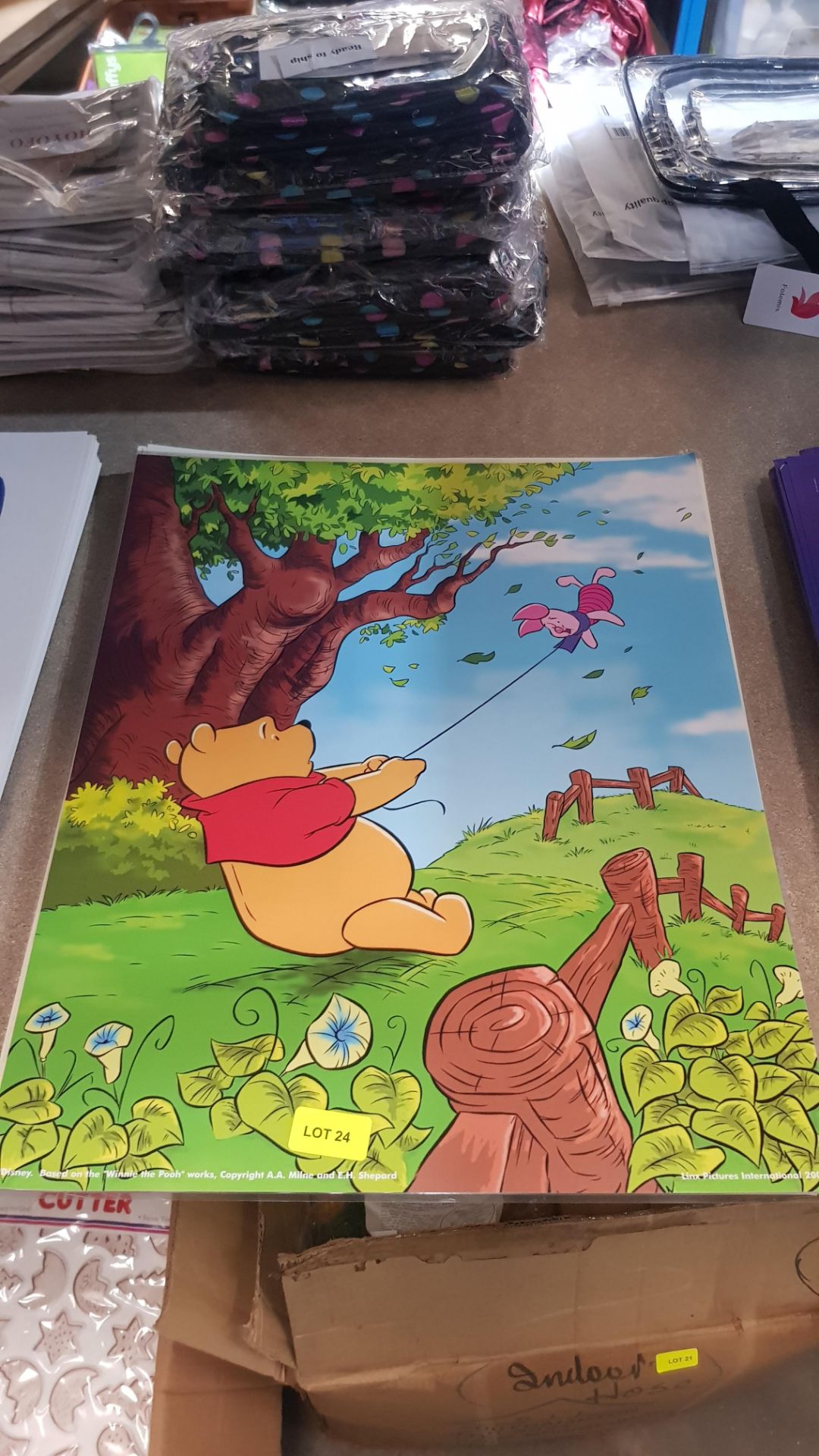 (R6M) Approx 100 X Mixed Encapsulated Disney Posters (New)