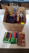 (R7J) Stationary. A Quantity Of Mixed Pens / Marker Pens (New)