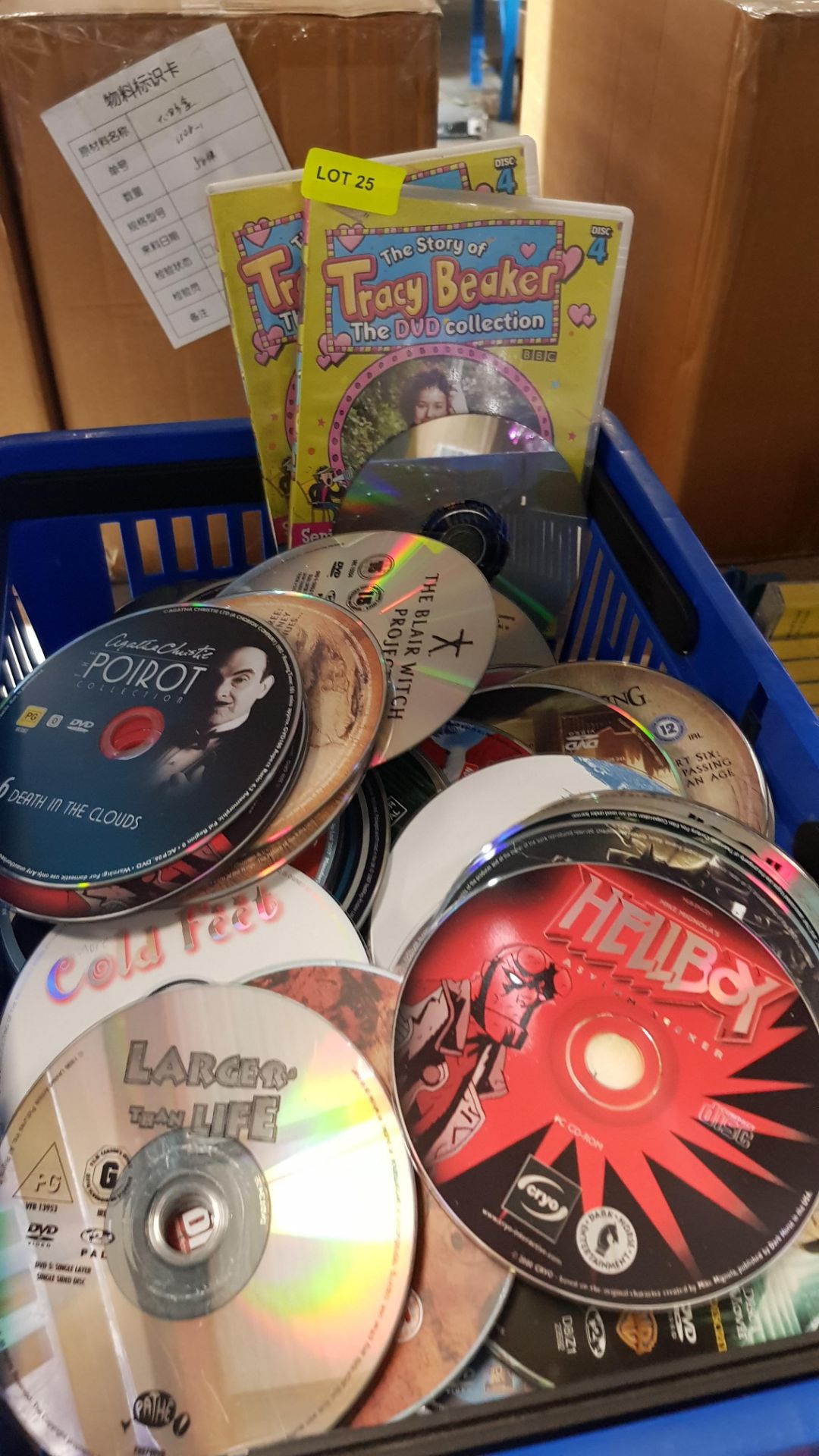 (R6M) DVDs. mContents Of 2 Baskets. A Quantity Of Movie / TV Series DVD’s (Loose, No Cases) To In - Image 2 of 3