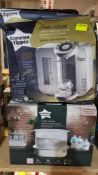 (R11C) Baby. 2 Items. 1 X Tommee Tippee Perfect Prep Machine. & 1 X Tommee Tippee Super Steam Adv