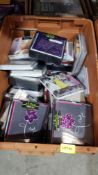 (R7H) Stationary. Contents Of 2 Containers. Mixed Greeting Card Packs To Include Thank You, Forev