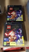 (R11H) Gaming. 2 X Lego Star Wars The Force Awakens PS3 Special Edition (New / Sealed)